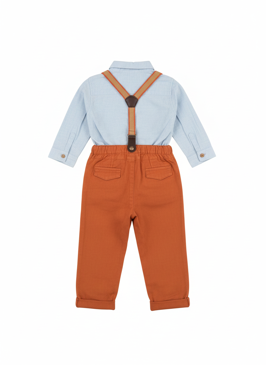 Conjunto Elegante - Niño 4 piezas: 18 Meses