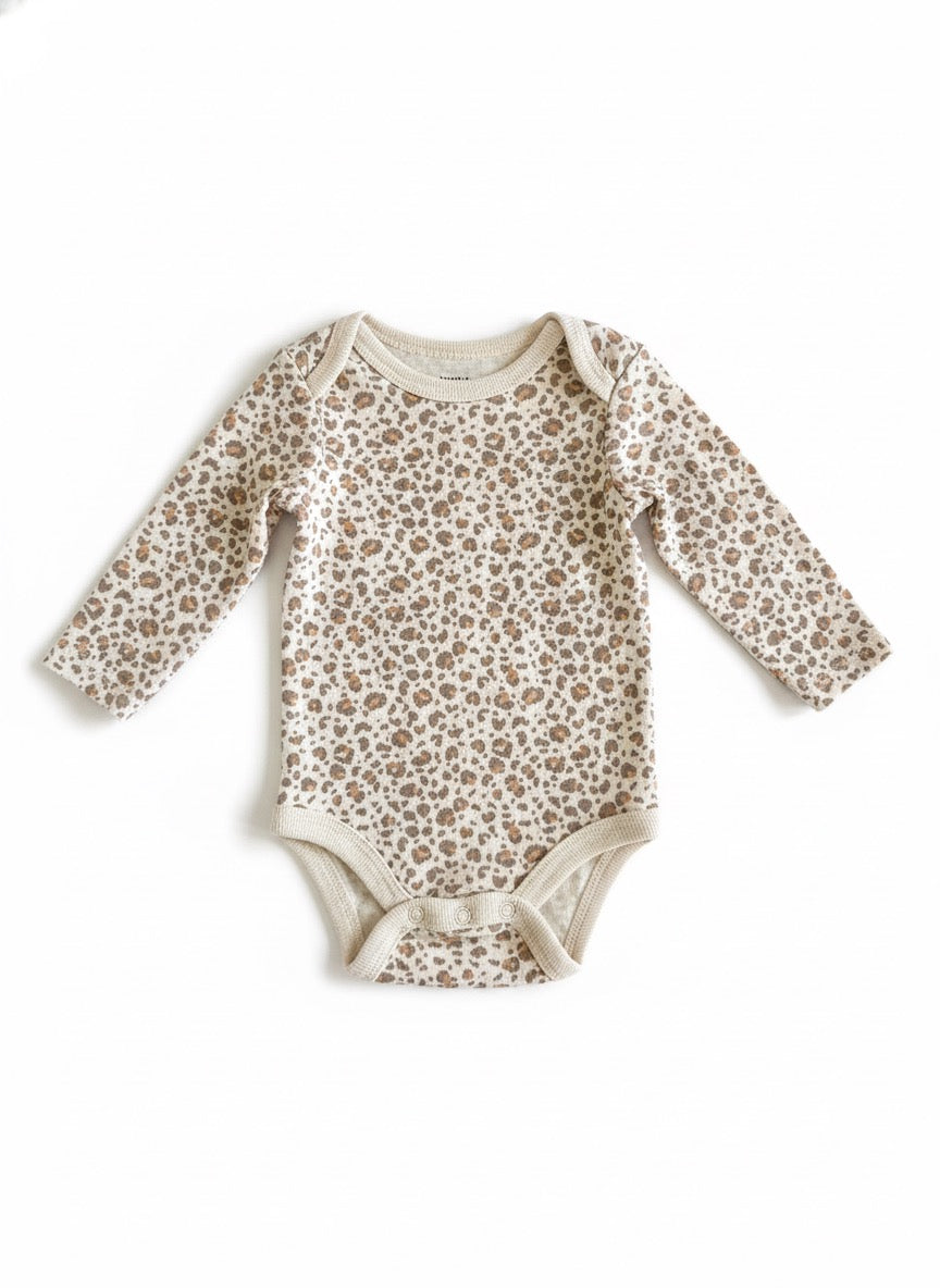Conjunto vestido + body -Animal print - René Rofé Baby| 0-3 Meses