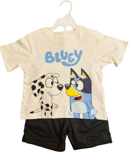 Conjunto short y playera - Bluey - 2T
