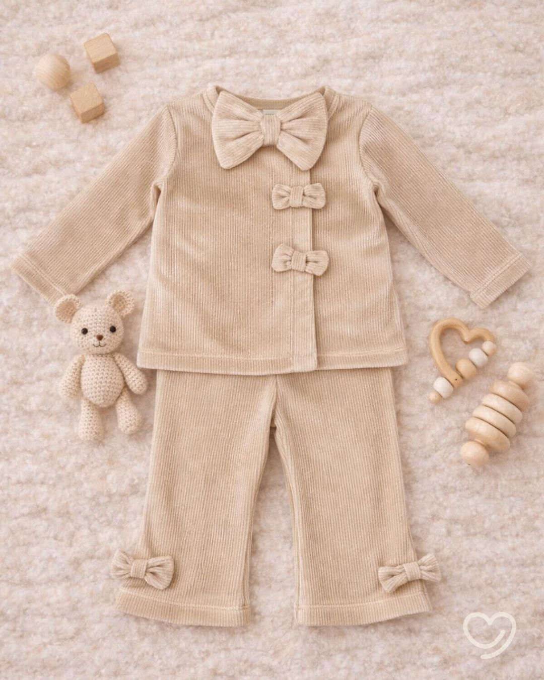Conjunto Niña 3 piezas 6-9 Meses.
