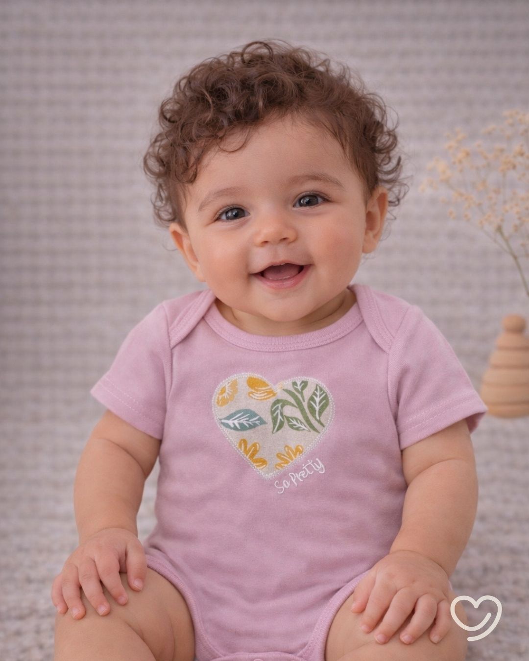 Bodys Set 3 piezas para niña 3-6 meses.