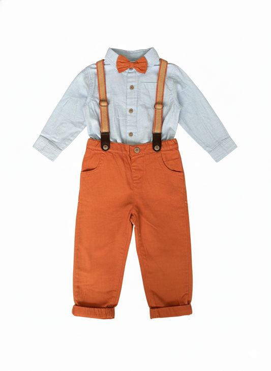 Conjunto Elegante - Niño 4 piezas: 18 Meses