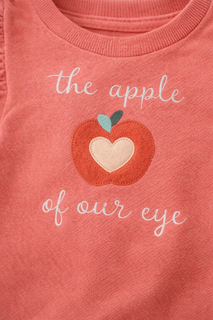 Conjunto Apple Peach - 2 piezas niña | 24 Meses