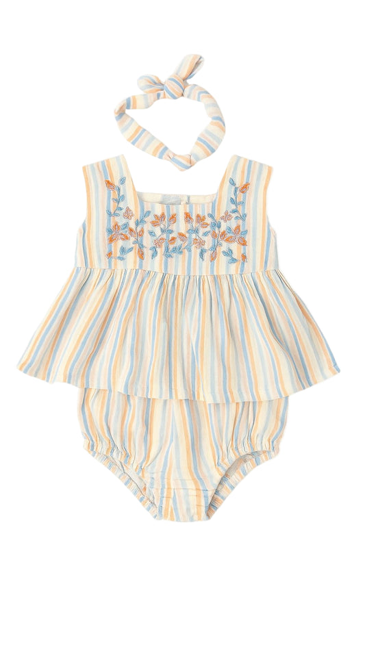 Conjunto floral bebé | 9M