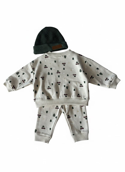 Conjunto 3 piezas - navideño | 0-3 Meses