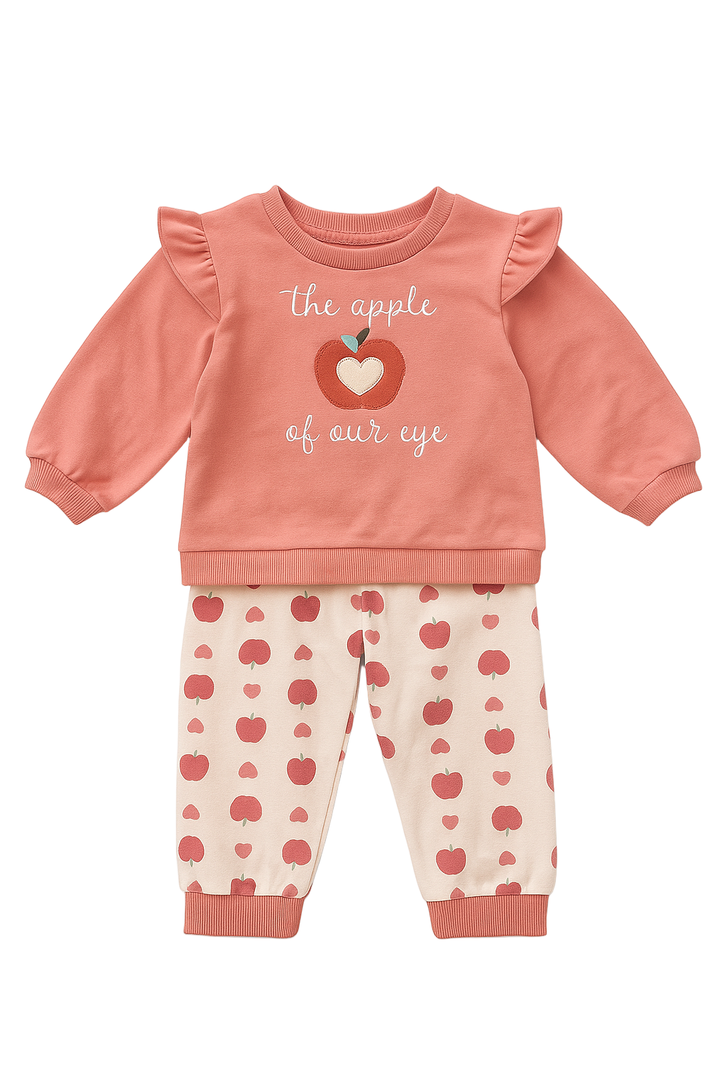 Conjunto Apple Peach - 2 piezas niña | 24 Meses