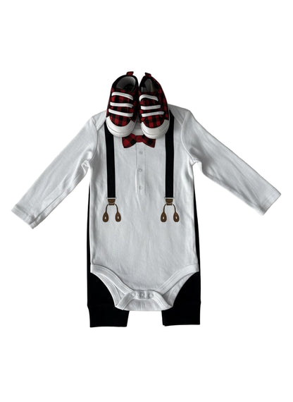 Conjunto navideño - 3 piezas | 6-9 Meses