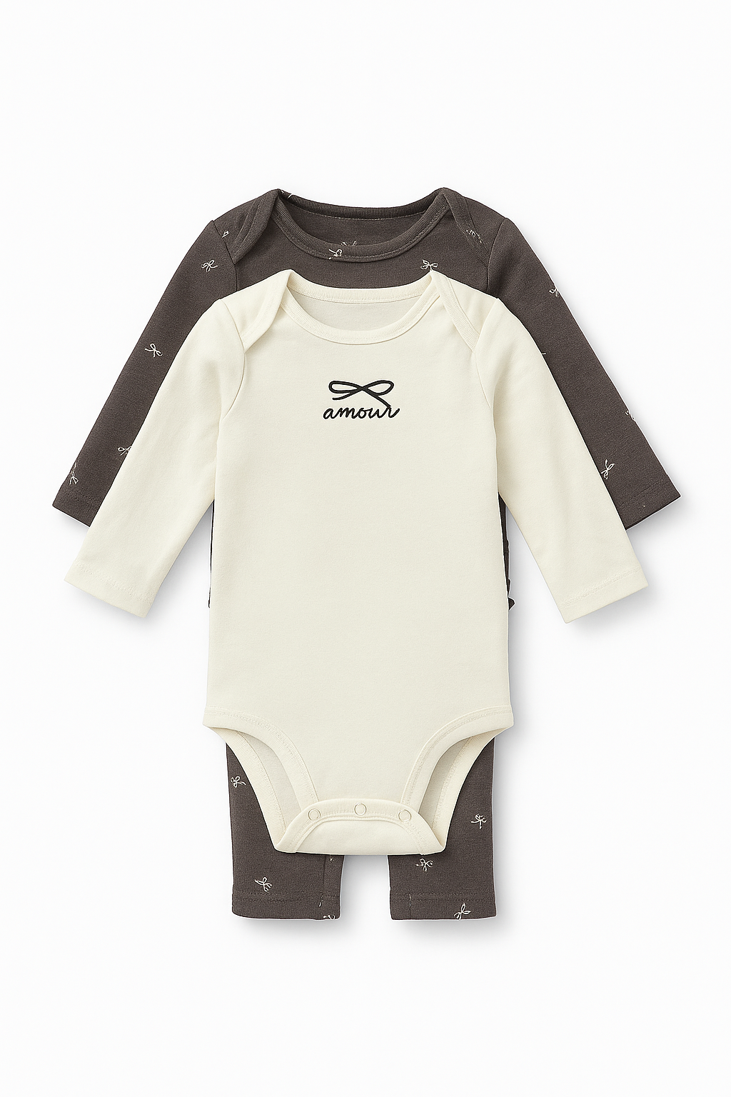 Conjunto beige & gray - Niña Carter’s - 3 piezas | 18 Meses