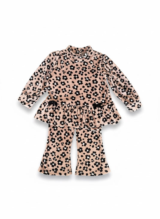 Set floral niña - 3 piezas | 12 Meses