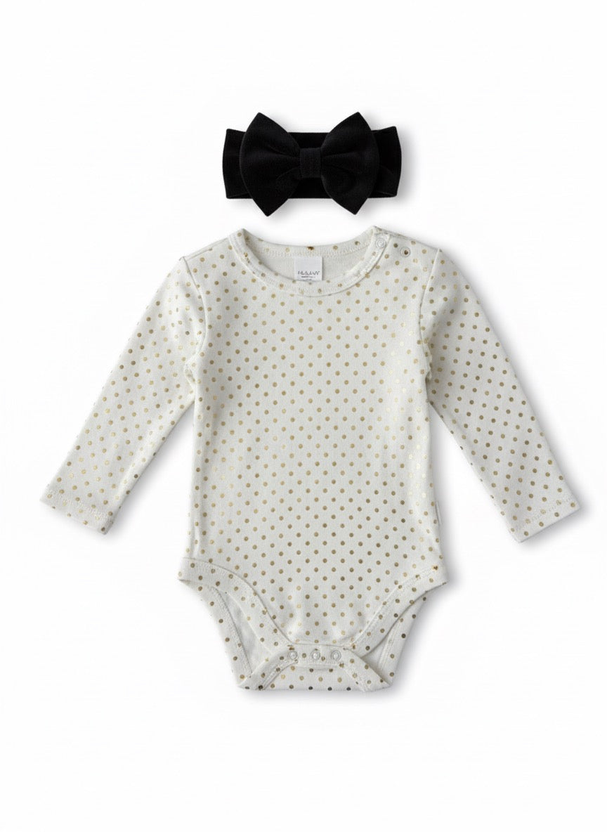 Conjunto Christmas Party - 4 piezas niña/bebé | 6-9 Meses