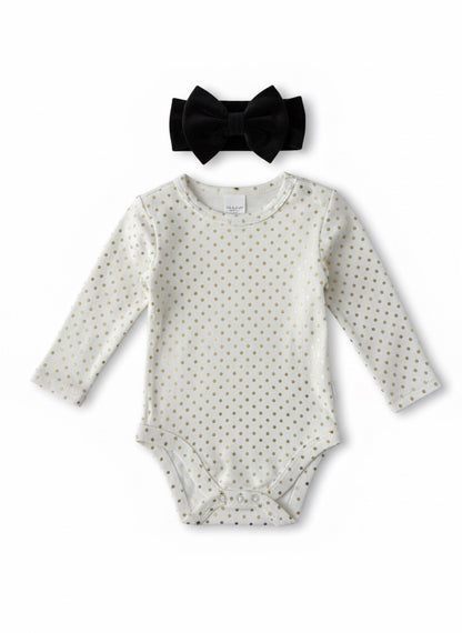 Conjunto Christmas Party - 4 piezas niña/bebé | 6-9 Meses