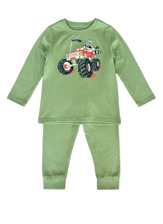 Conjunto pants + sweater - Verde | 4T