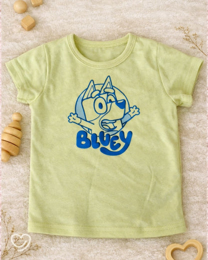 Conjunto Bluey, Overall + Playerita , 12 Meses