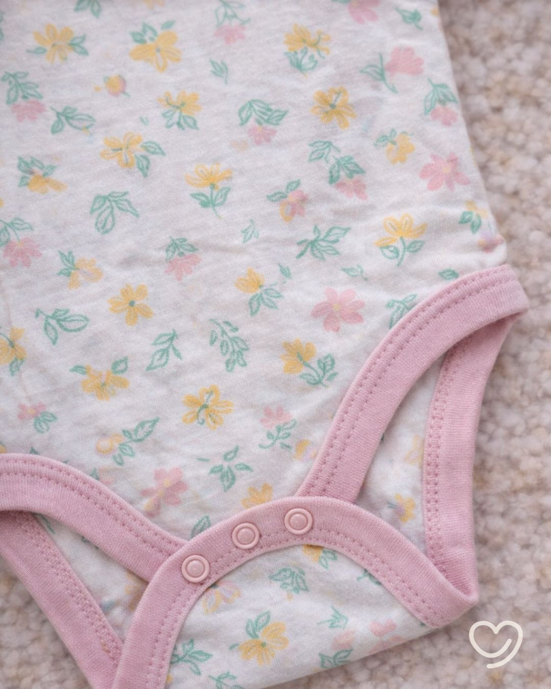 Bodys Set 3 piezas para niña 3-6 meses.