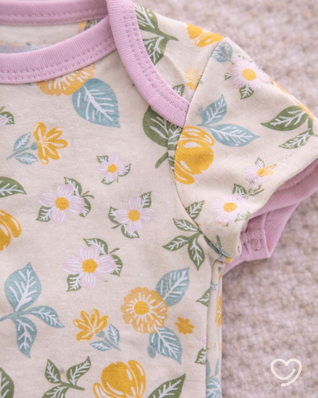 Bodys Set 3 piezas para niña 3-6 meses.