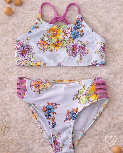 Traje de Baño Jessica Simpson 4/5 Años 2 piezas .