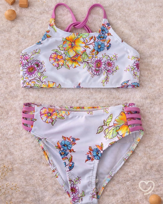 Traje de Baño Jessica Simpson 4/5 Años 2 piezas .