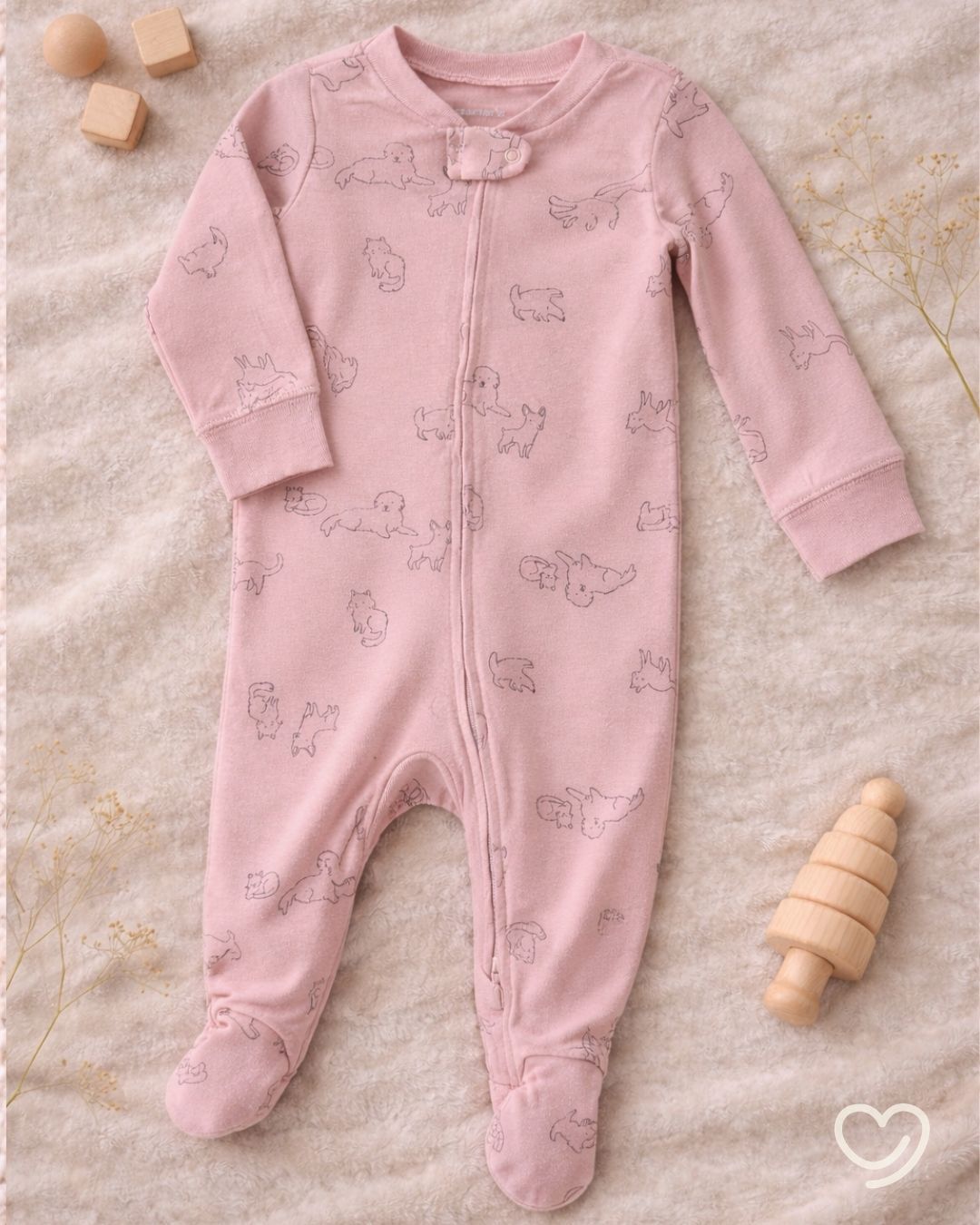 Set 3 piezas Carter's 9 meses.